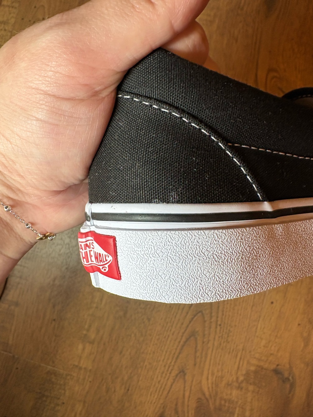 Black Classic Slip-On Vans - Picture 9 of 9